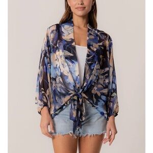 Lovestitch Keeley Tie Front Top Size S